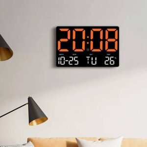 Horloge Murale Grand Écran Multifonction