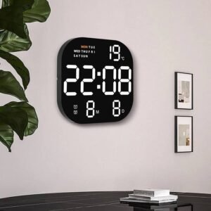 Horloge murale avec grand réveil